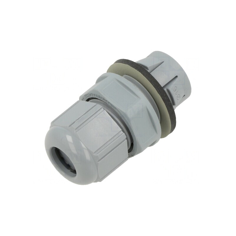Garnitură etanşare IP68 poliamidă gri închis | Electronic-mag.ro | Componente Electronice