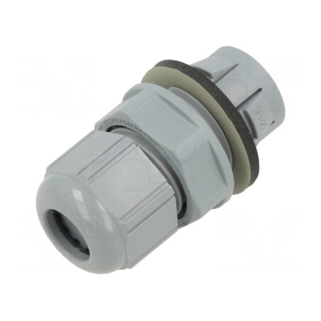 Garnitură etanşare IP68 poliamidă gri închis | Electronic-mag.ro | Componente Electronice