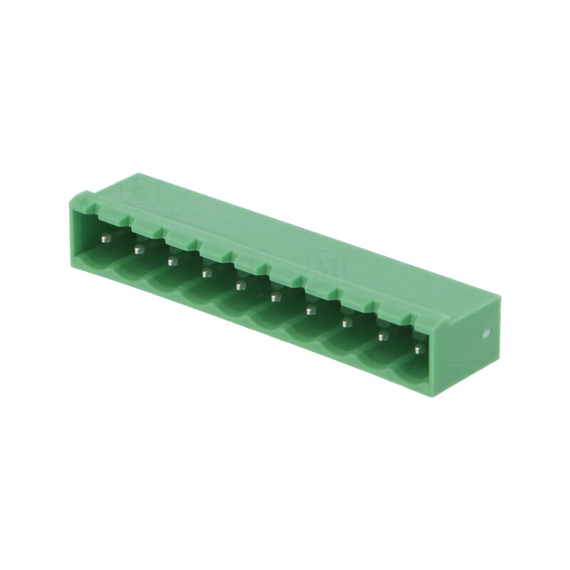 Regletă de Conexiuni Deconectabilă 5mm 10 Piste Drept Soclu | Electronic-mag.ro | Componente Electronice