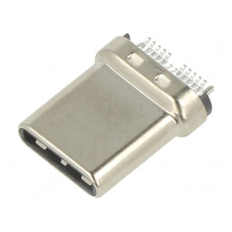 Mufă USB C PCB SMT Orizontală Aurită 5A USB 3.1 | Electronic-mag.ro | Componente Electronice