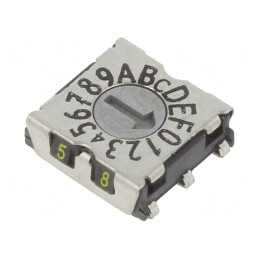 Întrerupător codificare HEX/BCD 16 Poz SMD 80mΩ | Electronic-mag.ro | Componente Electronice
