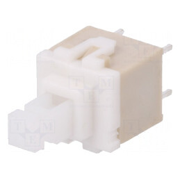 Comutator tastatură 2 DPST albă 0,1A 32VDC | Electronic-mag.ro | Componente Electronice