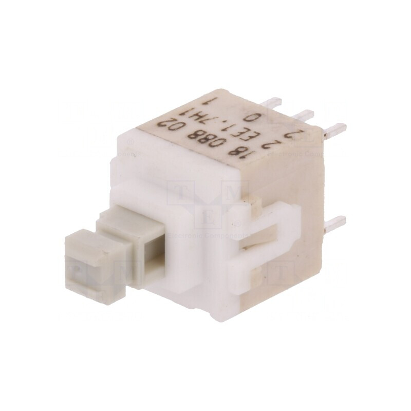 Comutator Tastatură Albă 2 DPDT 0.1A 32VDC | Electronic-mag.ro | Componente Electronice