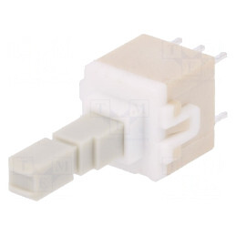Comutator Tastatură DPDT Alb 0,1A 32VDC | Electronic-mag.ro | Componente Electronice