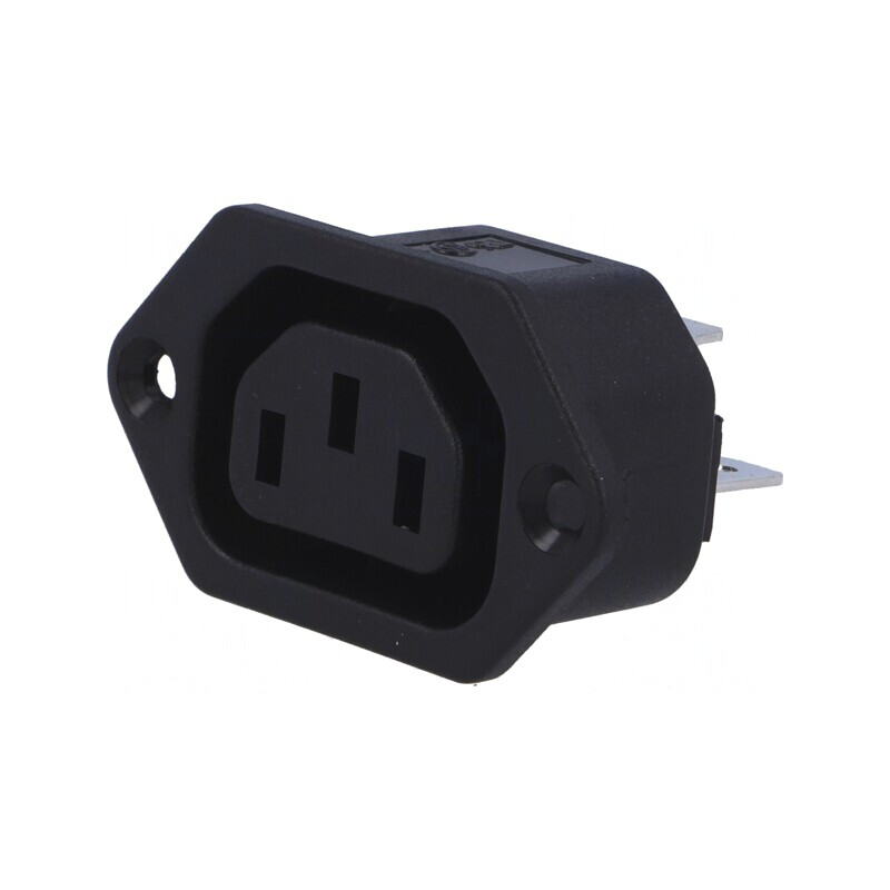 Conector Alimentare AC Soclu Mamă 10A 250V IEC 60320 | Electronic-mag.ro | Componente Electronice Conector Alimentare AC Soclu Mamă 10A 250V IEC 60320 | Electronic-mag.ro | Componente Electronice