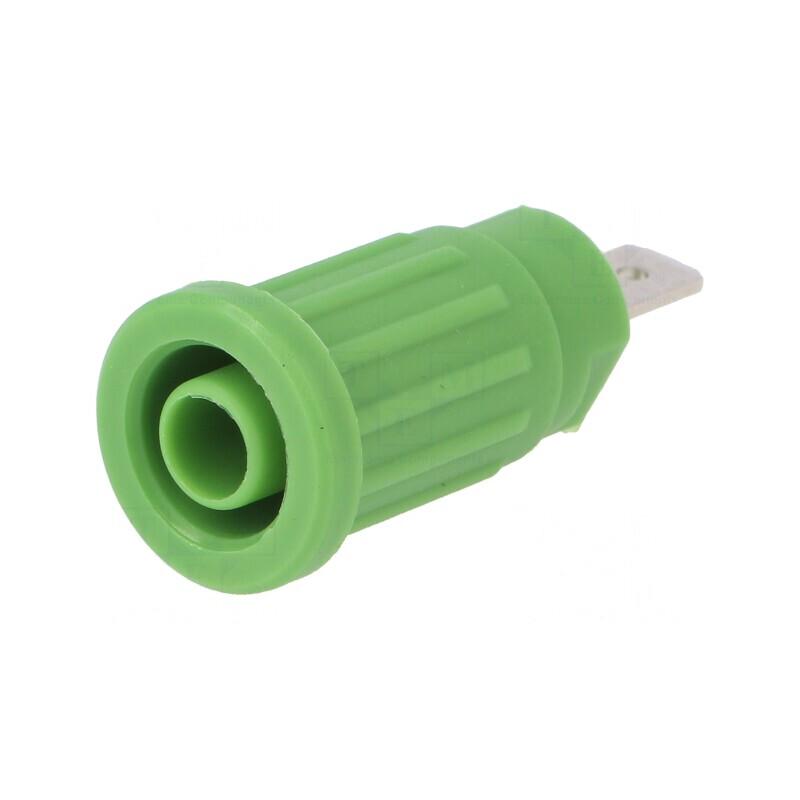 Soclu banană verde 4mm 24A 1kV 34mm | Electronic-mag.ro | Componente Electronice Soclu banană verde 4mm 24A 1kV 34mm | Electronic-mag.ro | Componente Electronice