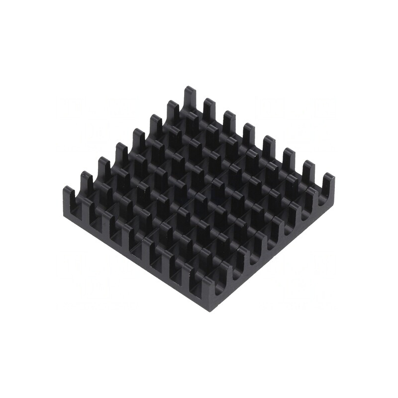 Radiator Extrudat cu Aripioare BGA Negru 27,9mm x 27,9mm | Electronic-mag.ro | Componente Electronice Radiator Extrudat cu Aripioare BGA Negru 27,9mm x 27,9mm | Electronic-mag.ro | Componente Electronice
