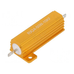 Rezistor Bobinat cu Radiator 10kΩ 50W ±1% 30ppm/°C | Electronic-mag.ro | Componente Electronice
