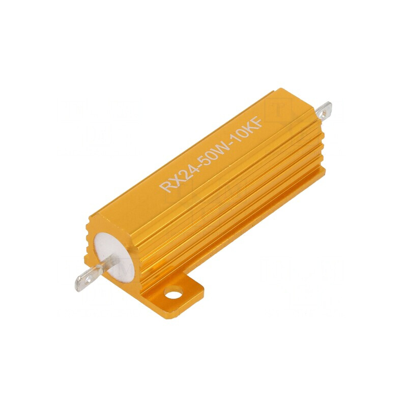 Rezistor Bobinat cu Radiator 10kΩ 50W ±1% 30ppm/°C | Electronic-mag.ro | Componente Electronice