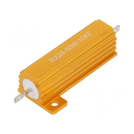Rezistor Bobinat cu Radiator 10kΩ 50W ±1% 30ppm/°C | Electronic-mag.ro | Componente Electronice