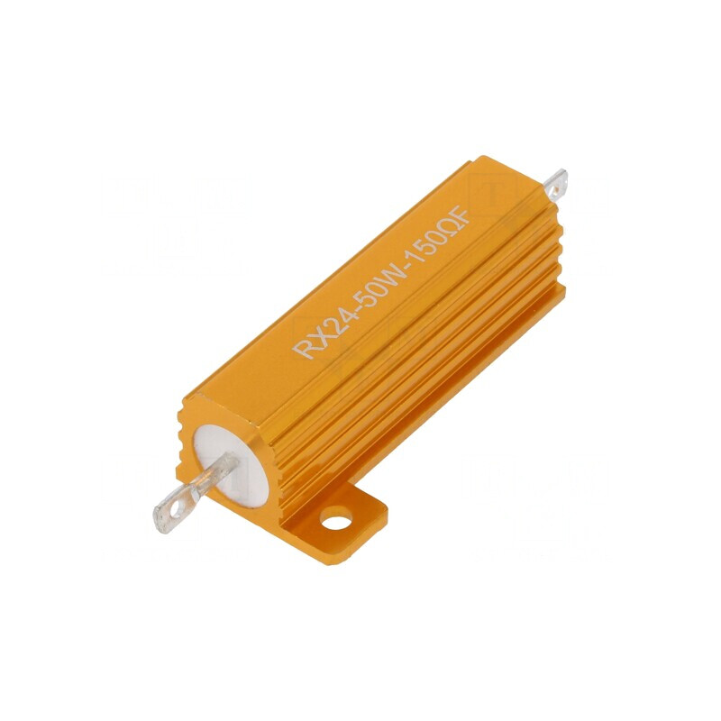 Rezistor Bobinat cu Radiator 150Ω 50W ±1% 50ppm/°C | Electronic-mag.ro | Componente Electronice