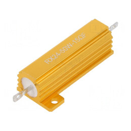 Rezistor Bobinat Cu Radiator 15Ω 50W ±1% | Electronic-mag.ro | Componente Electronice