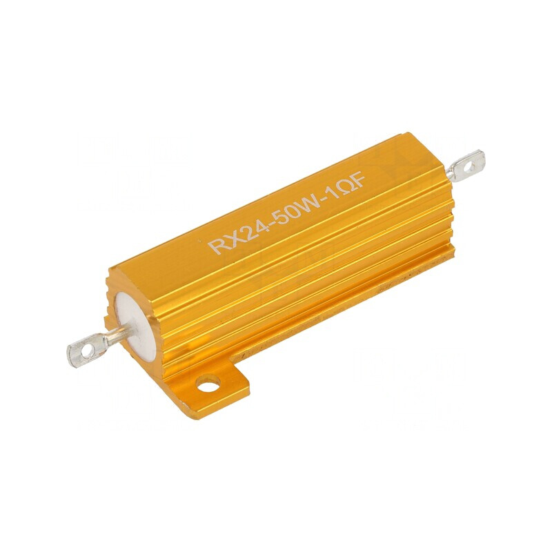 Rezistor Bobinat cu Radiator 1Ω 50W ±1% 50ppm/°C | Electronic-mag.ro | Componente Electronice Rezistor Bobinat cu Radiator 1Ω 50W ±1% 50ppm/°C | Electronic-mag.ro | Componente Electronice