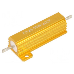 Rezistor Bobinat cu Radiator 2,2Ω 50W ±1% | Electronic-mag.ro | Componente Electronice