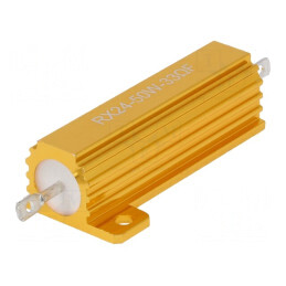Rezistor Bobinat cu Radiator 33Ω 50W ±1% | Electronic-mag.ro | Componente Electronice