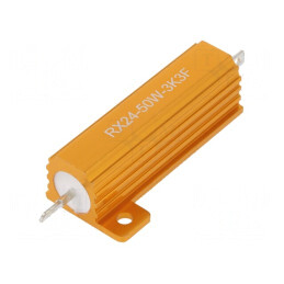 Rezistor Bobinat cu Radiator 3,3kΩ 50W | Electronic-mag.ro | Componente Electronice