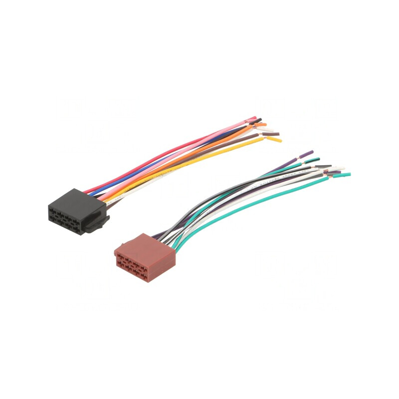 Mufă ISO dublă cu cabluri 16 pini | Electronic-mag.ro | Componente Electronice