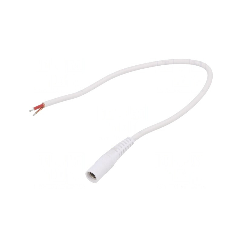 Cablu Alb 1x1mm2 DC 5.5/2.5 Soclu Drept 0.25m | Electronic-mag.ro | Componente Electronice Cablu Alb 1x1mm2 DC 5.5/2.5 Soclu Drept 0.25m | Electronic-mag.ro | Componente Electronice