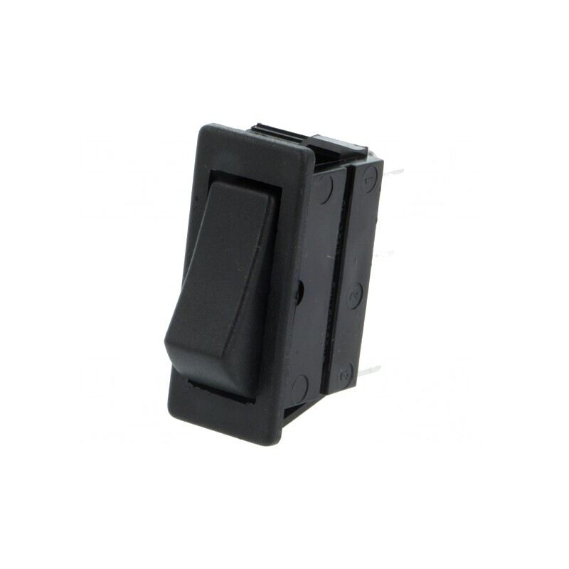 Comutator Rocker ON-ON 16A/250VAC Negru | Electronic-mag.ro | Componente Electronice