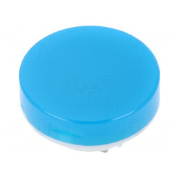Capison Albastru-Alb Ø19x9mm Seria LB | Electronic-mag.ro | Componente Electronice