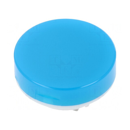 Capison Albastru-Alb Ø19x9mm Seria LB | Electronic-mag.ro | Componente Electronice