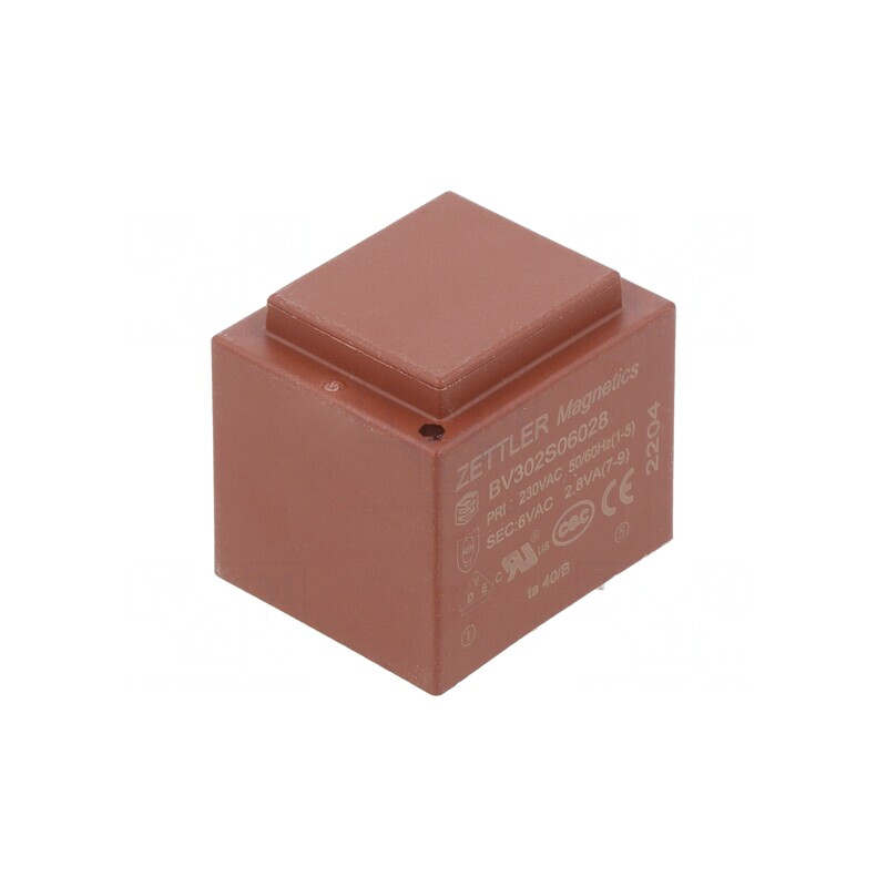 Transformator Încapsulat 2,8VA 230V 6V PCB | Electronic-mag.ro | Componente Electronice