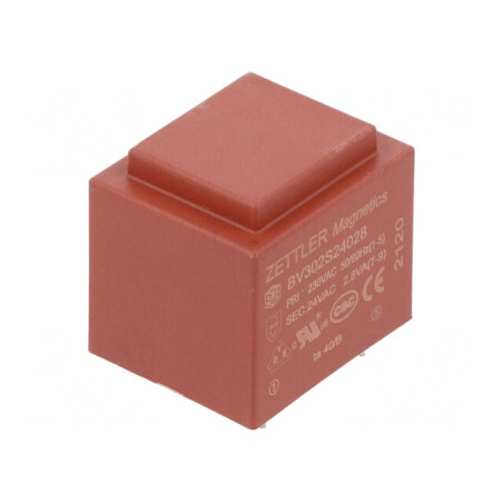 Transformator Încapsulat 2,8VA 230V 24V PCB | Electronic-mag.ro | Componente Electronice