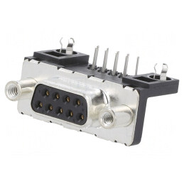 Conector D-Sub 9 Pin Soclu Mamă Panou 90° 5A | Electronic-mag.ro | Componente Electronice