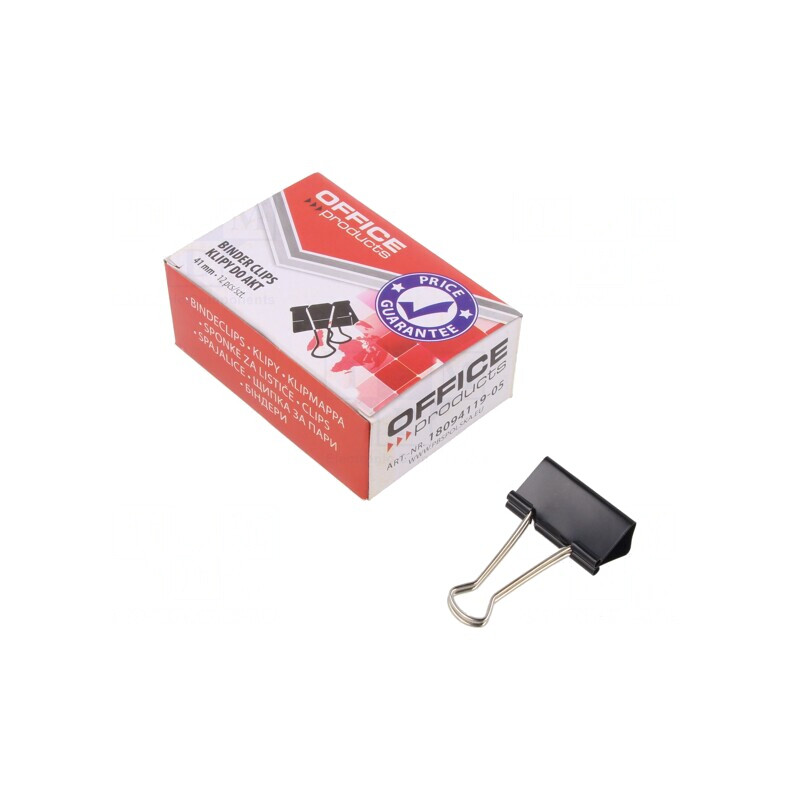 Clipsuri de birou 41mm set 12 buc. | Electronic-mag.ro | Componente Electronice