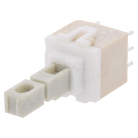 Comutator Tastatură Albă DPDT 0,1A/32VDC | Electronic-mag.ro | Componente Electronice
