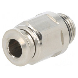 Racord push-in alamă nichelată 1/8" 0,99-20bar | Electronic-mag.ro | Componente Electronice