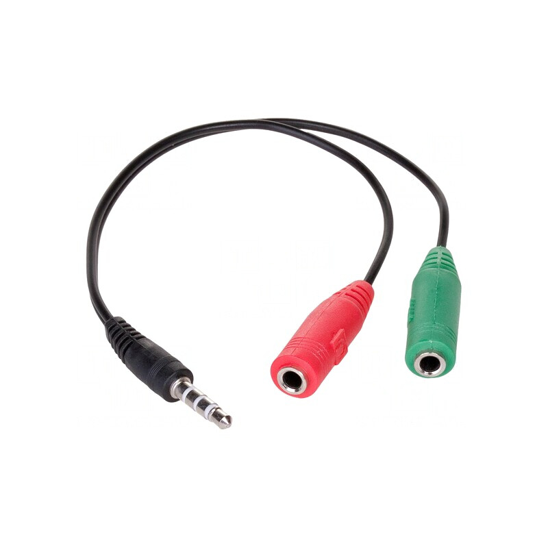 Cablu Audio Jack 3.5mm 4pin 0.15m Negru | Electronic-mag.ro | Componente Electronice Cablu Audio Jack 3.5mm 4pin 0.15m Negru | Electronic-mag.ro | Componente Electronice