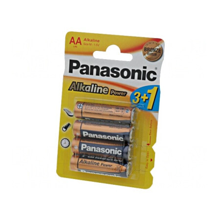 Baterii alcaline 1.5V AA nereîncărcabile 4buc BRONZE | Electronic-mag.ro | Componente Electronice
