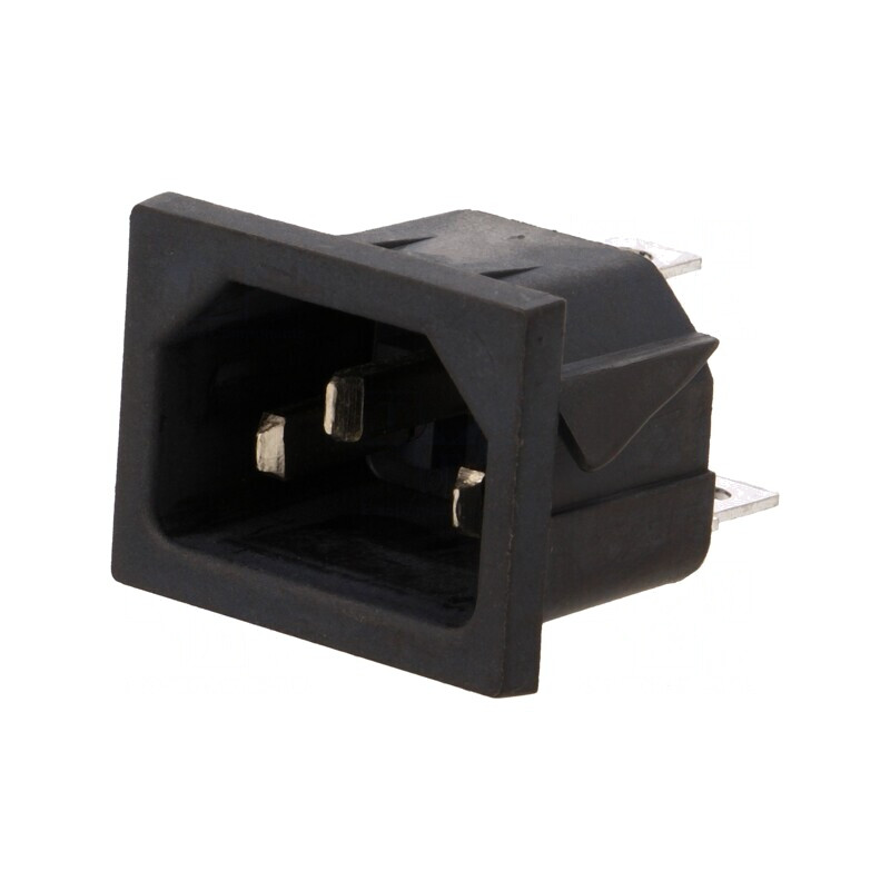 Conector Alimentare AC 10A 250V IEC 60320 | Electronic-mag.ro | Componente Electronice