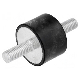 Atenuator Vibrații M8 30mm Guma 20mm | Electronic-mag.ro | Componente Electronice