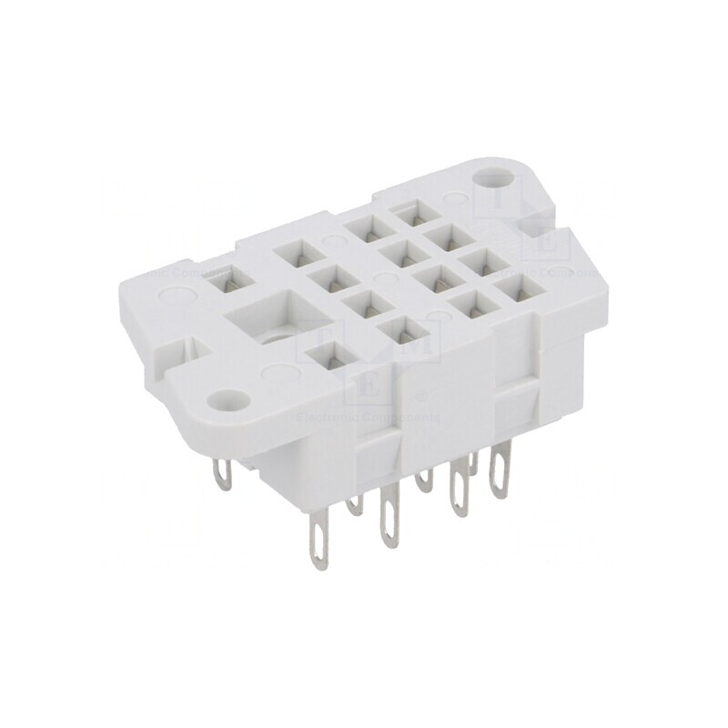 Stativ PIN 14 6A 250VAC Panou Lipit Serie R4 R4N | Electronic-mag.ro | Componente Electronice