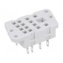 Stativ Pe Panou pt. Lipit 250VAC 8 12A Serie R2/R2N | Electronic-mag.ro | Componente Electronice
