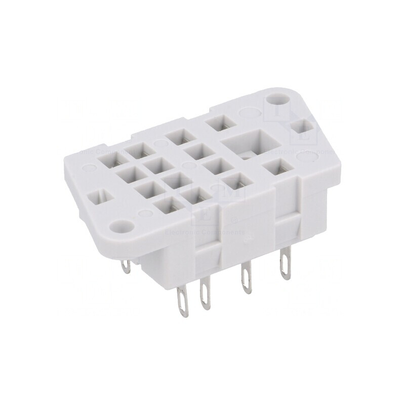 Stativ Pe Panou pt. Lipit 250VAC 8 12A Serie R2/R2N | Electronic-mag.ro | Componente Electronice