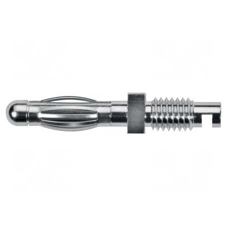 Mufă Banană 4mm 32A Nichelată M5 | Electronic-mag.ro | Componente Electronice