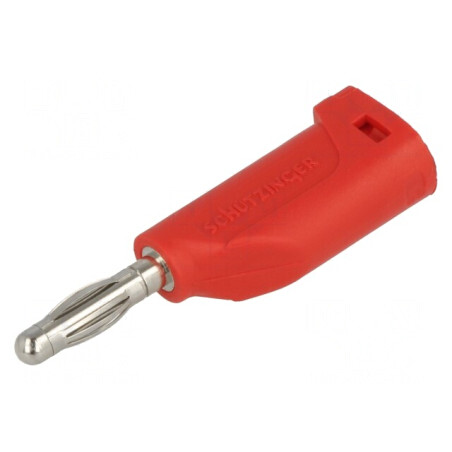 Mufă Banană 4mm 16A Roșie pentru Cablu 4mm | Electronic-mag.ro | Componente Electronice