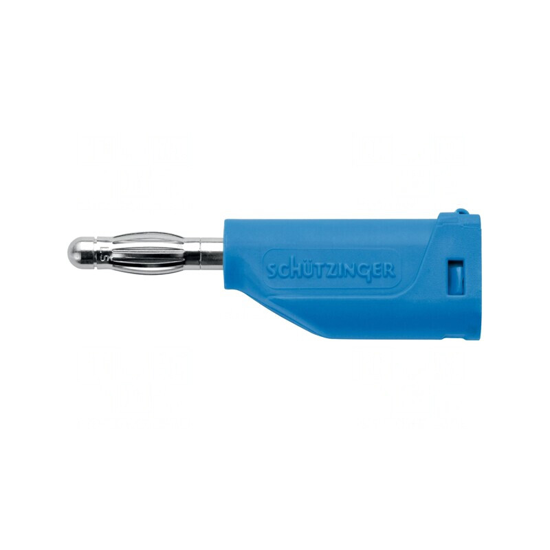 Mufă Banană 4mm Albastră 16A 70VDC | Electronic-mag.ro | Componente Electronice