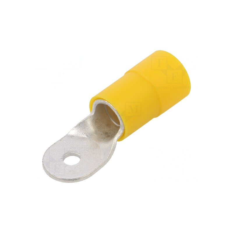 Vârf Inelar M6 Crimpat 70mm2 Cupru Izolat | Electronic-mag.ro | Componente Electronice