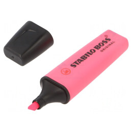 Evidențiator Roz BOSS Marker | Electronic-mag.ro | Componente Electronice