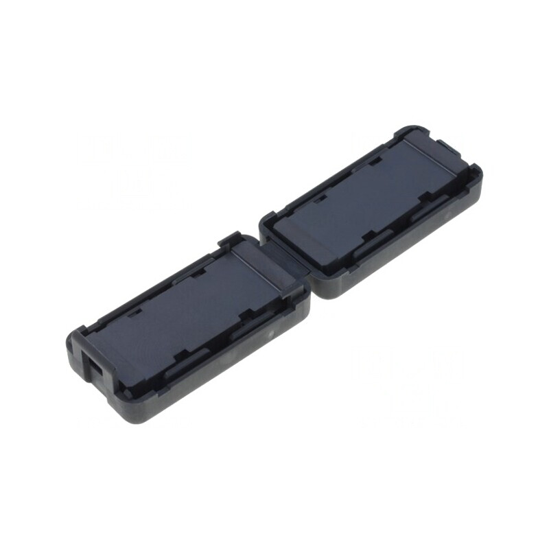 Ferită pentru cablu plat, set 2 piese, 33.5x17.5x26mm | Electronic-mag.ro | Componente Electronice