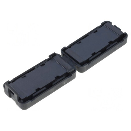 Ferită pentru cablu plat, set 2 piese, 33.5x17.5x26mm | Electronic-mag.ro | Componente Electronice