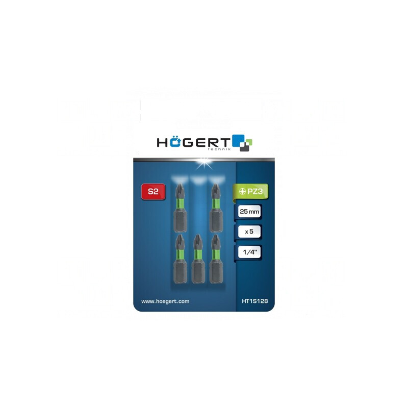 Set 5 Capete Șurubelniță Pozidriv PZ3 25mm | Electronic-mag.ro | Componente Electronice