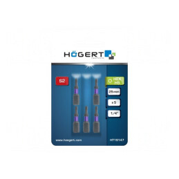 Set 5 Capete Șurubelniță Imbus HEX 5mm 25mm | Electronic-mag.ro | Componente Electronice