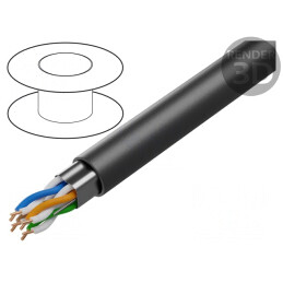 Cablu Ethernet Industrial Cat5e HELUKAT 200 4x2x24AWG | Electronic-mag.ro | Componente Electronice