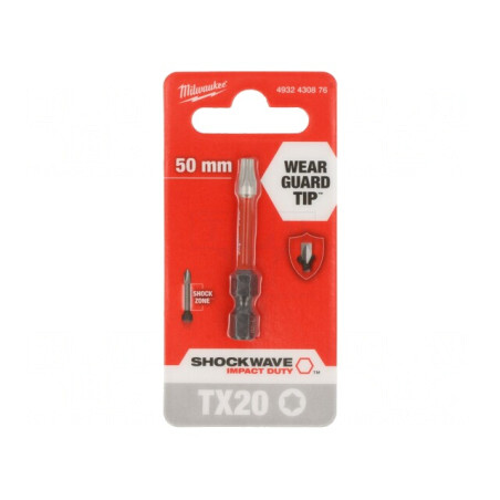 Capăt de șurubelniță Torx TX20 50mm | Electronic-mag.ro | Componente Electronice