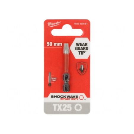 Capăt șurubelniță Torx TX25 50mm | Electronic-mag.ro | Componente Electronice